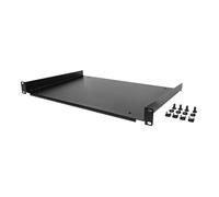 StarTech Étagère rack 19 pouces 1U – Plateau rackable universel – 30 cm, 25 kg, Noir