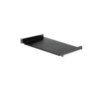 StarTech.com Étagère Rack 1U Acier 25.4cm Profondeur, Charge 20kg - CABSHELF1U10 - Montage Universel 19" EIA-310, Conforme RoHS, Noir