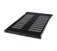 StarTech.com Étagère ventilée à profondeur reglable 1U montable en rack - Étagère pour rack - noir - 1U - 19" - pour P/N: CABSCRWS1224, RK1536BKF, RK1836BKF, RK3236BKF, RK4236BKB, RK4242BK24, RK4242BK