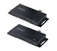 StarTech.com 4K HDMI over Fiber Extender Kit, 4K 60Hz up to 3300ft/1km (Single Mode) or 1000ft/300m (Multimode) LC Fiber Optic, HDR/HDCP, Audio/RS232/IR Extender, HDMI Video Extender -...