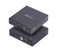 StarTech.com Extender KVM HDMI sur Réseau IP, 4K 60Hz, Sans Pilote, HDMI et USB sur Ethernet/CAT6, AVoIP, Kit Émetteur et Récepteur, Inclut les Kits d