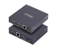 StarTech.com HDMI KVM Extender Over IP Network, 4K 60Hz, Driverless - Kit émetteur et récepteur - Rallonge vidéo/audio/USB - HDMI