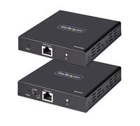 StarTech.com Extendeur HDMI 4K sur Câble CAT5/CAT6 - Prolongateur Vidéo 4K 60Hz HDR jusqu'à 70m - Extender HDMI 4K, Câblage HDMI sur Ethernet - Sortie Audio S/PDIF - Kit Émetteur-Récepteur HDMI