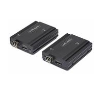 StarTech.com Extendeur KVM DisplayPort sur Fibre Optique, 4K 60Hz, 300m - Rallonge vidéo/audio/USB - DisplayPort - jusqu'à 300 m - Conformité TAA