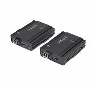 StarTech.com Extendeur KVM DisplayPort sur Fibre Optique, 4K 60Hz, Kit d'Extension de Console, Jusqu'à 300m (Multi-Mode) avec Modules SFP+ Pré-Install