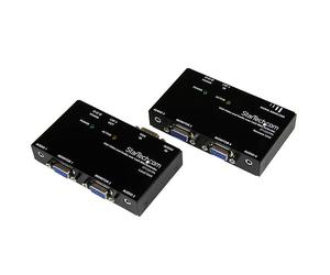 StarTech.com Extendeur vidéo VGA sur Cat5 avec audio - Prolongateur VGA HD15 jusqu'à 150m