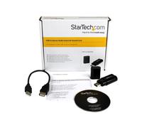 StarTech.com External USB 2.0 Stereo Sound Card | 3.5mm Jack Adapter | Plug & Play