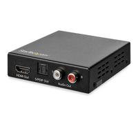 StarTech.com Extracteur audio HDMI vers RCA ou Toslink - 4K 60 Hz, Noir, 4096 x 2160 pixels, 1280 x 720,1920 x 1080,1920 x 1200,3840 x 2160,4096 x 216