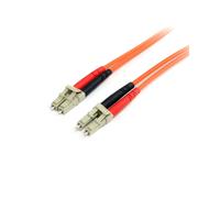 StarTech.com FIBLCLC3 - Câble Fibre Optique Duplex Multimode OM1 3m LC/LC 62.5/125µm Gaine LSZH Orange - Diamètre principal 62.5µm