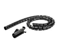 StarTech Gaine spirale de rangement CMSCOILED - 1,5 m, diamètre 25 mm, noir, avec outil