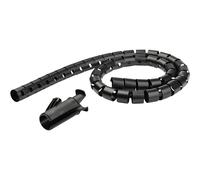 StarTech.com Gaine spirale range-câble en noir - 2,5 m - Diamètre de 45 mm - Avec outil pour insérer les câbles (CMSCOILED4) - kit de gaines pour câbles