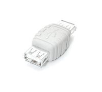 StarTech.com GCUSBAAFF Adaptateur USB A Femelle - USB A Femelle - Changeur de Genre USB A F/F - Blanc - 2x USB A Female - 20x49x15mm - 12g