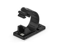 StarTech.com 100 Pinces Attache Câbles Adhésives Noir, Organiseur Câbles Réseau/Ethernet/Bureau/Ordinateur, Range Câbles Bureau Autocollant, Pince Nylon Autocollante Ignifugée UL/94V-2 (CBMCC2) - attaches de câbles - Conformité TAA