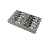 StarTech.com GLCT10PKST : Lot de 10 Transceivers SFP Cuivre 1000BASE-T RJ45, Gigabit Ethernet, Portée 100m, 1.3W, MTBF 4655371h
