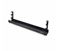 StarTech.com Goulotte Passe Câble Bureau, Organiseur de Câbles Ajustable en Longueur, Installation à Pinces, Aucun Perçage Nécessaire, Support Multiprise, Noir