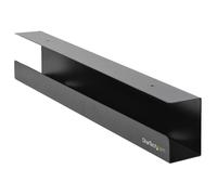 StarTech.com Goulotte Passe Câble Sous Bureau - Goulotte Rangement Câbles Bureau/Pupitre - Câbles/Fils/Rallonges - Gestion Câble Escamotable - 60cm x 11cm (UDCMTRAY) - Plateau de gestion de...