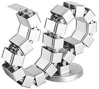 StarTech.com Goulotte passe-câbles - Vertèbres - Gestionnaire de câbles - Vertical - Base lestée - Organisateur de câbles - guide pour câbles