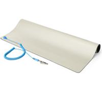 StarTech.com Grand tapis ESD - Tapis de réparation électronique antistatique - Tapis/tapis de table antistatique - Câble de mise à la terre détachable avec pince crocodile - Support ESD - ANSI/ESD S 4