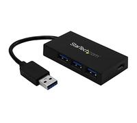 StarTech Hub USB HB30A3A1CFB - 4 ports USB 3.0 (3x USB-A, 1x USB-C) - Noir