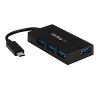 StarTech.com HB30C4AFS Hub d'interface USB 3.2 Gen 1 (3.1 Gen 1) Type-C 5000 Mbit/s noir