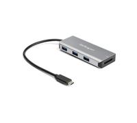 Startech.com hub usb-c 3 ports usb et lecteur de carte sd - 2x usb-a,