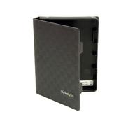 StarTech.com HDDCASE25BK : Boîte de Protection Antistatique pour Disque Dur 2.5" SATA/IDE/SSD (x3) - Plastique Noir, 82x105x15mm, Conforme RoHS/CE/REACH