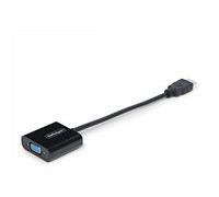 StarTech.com HDMI to VGA Adapter, 1080p, Active Video Converter - Adaptateur vidéo - HDMI mâle pour HD-15 (VGA) femelle - 18.95 cm - noir - support 1080p, actif, alimenté par le bus