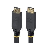35ft (10.6m) Active HDMI Cable w/Gripping Connectors - High speed - câble HDMI avec Ethernet - HDMI mâle pour HDMI mâle - 10.6 m - blindé - noir -