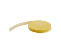 StarTech.com HKLP100YW : Rouleau Auto-Agrippant 30.5m x 19mm, Nylon, Jaune, -10°C à 80°C, RoHS/CE - Attache-câbles réutilisable.
