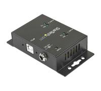 StarTech Hub adaptateur industriel USB vers série 2 ports fixation murale clips rail DIN