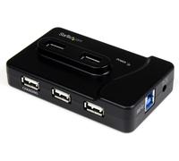 Startech.Com Hub Combiné Usb 3.0/2.0 6 Ports Avec Port De Charge (St7320Usbc)[Z886]