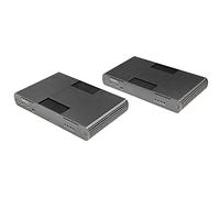 StarTech.COM Hub d'extension USB 3.0 à 4 Ports avec 1 Extension de Port Gigabit Ethernet sur Un Seul câble Cat6a/Cat7 (RJ45) - 100 m - Kit d'extension USB (USB-A) - USB 3.2/3.1 Gen 1 5 Gbps