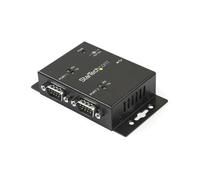 StarTech.com Hub Industriel USB 2.0 vers Série RS232 2 Ports ICUSB2322I, Boîtier Acier, Montage Mural/Rail DIN, Chipset FTDI FT232RL, Windows/macOS/Linux