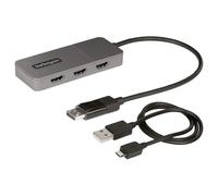 Startech.com 3-port mst hub, displayport to triple hdmi monitors, 4k 6
