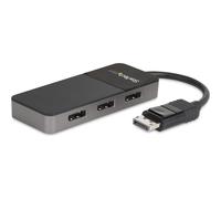 StarTech.com Hub MST Adaptateur Multi-écrans - Répartiteur de Transport Vidéo Multi-stream/vers 3 Moniteurs/3 Ports d'affichage Windows DP vers DP 1.4 4k pour PC (MST14DP123DP) - répartiteur vidéo/audio - 3 ports