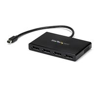 StarTech.com Hub MST Mini DisplayPort à 4 ports - 4K 30 Hz - Adaptateur Répartiteur de Transport Multi-stream/Multi-écrans/vers Écrans multiples Mini DP vers 3 DisplayPort 1.2 (DP) (MSTMDP124DP)