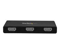StarTech.com Adaptateur Multi-Moniteur 3 ports - Répartiteur Vidéo USB-C vers 3x HDMI - Hub USB Type-C vers HDMI MST - Double 4K 30Hz ou Triple 1080p - Compatible Thunderbolt 3 - Windows Seulement