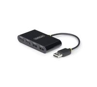 StarTech.com Hub USB 2.0 ST4200MINI2-USB-HUB, 4 Ports USB 2.0 Type-A, 480Mbps, Alimentation par Bus USB, Protection OCP, ABS, Câble 15cm
