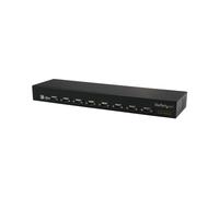 StarTech.com Hub série RS232 à 8 ports - Adaptateur USB vers 8x DB9 RS232 à montage en rack