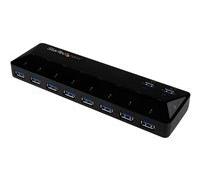StarTech.com Concentrateur USB 3.0 (5Gbps) 10 ports avec Ports de Charge et de Synchronisation - 8 x USB-A, 2 x USB-A ports de Charge Rapide - Concentrateur USB Multiport Alimenté