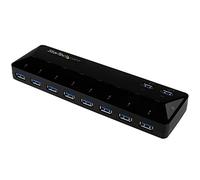 StarTech.com Concentrateur USB 3.0 (5Gbps) 10 ports avec Ports de Charge et de Synchronisation - 8 x USB-A, 2 x USB-A ports de Charge Rapide - Concentrateur USB Multiport Alimenté