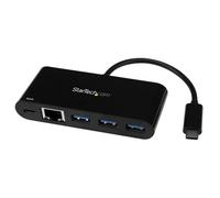 Startech.com 3 port usb-c hub with gigabit ethernet & 60w power delive