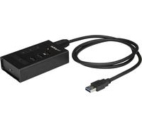 Startech.Com Hub Usb 3.0 À 4 Ports En Métal - 5Gbps - Concentrateur Usb A Vers 3X Usb A Et 1X Usb-C -Montable (Hb30A3A1Cst)[Z1856]