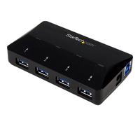 StarTech.com Hub USB 3.0 à 4 ports plus port dédié à la charge - Concentrateur USB avec station de charge rapide - 1x 2,4 A - Commutateur de partage des périphériques USB - 4 x SuperSpeed USB 3.0...