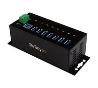 StarTech.com Hub USB 3.0 industriel à 7 ports - Concentrateur USB 3.0 avec protection contre ESD (DES) - Concentrateur (hub) - 7 x SuperSpeed USB 3.0 - Montage sur rail DIN, fixation murale - Tension 
