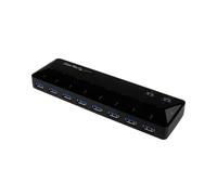 StarTech.com Hub USB 3.2 Gen 1 à 10 Ports (8 x USB-A, 2 x USB-A Charge Rapide 1.5A) - 5Gbps - Alimentation Externe 12V 4A - Chipset VLI VL812