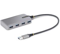 Startech.Com Hub Usb 4 Ports - Usb 3.0 5Gbps, Alimenté Par Bus - Hub Usb-A Vers 4X Usb-A - Hub Usb 3.0 Pour Pc Portable Avec Câble De 30 Cm - Hub D'Extension Usb Portable (5G4Ab-Usb-A-Hub)[Z840]