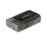 StarTech. com Hub USB 7 ports avec interrupteur marche/arrêt - USB 3.0 5 Gbit/s - USB-A vers 7X USB-A - Hub USB-A compact auto-alimenté avec alimentation 35 W - Hub USB pour ordinateur de bureau/ordinateur portable - Hub d'extension USB (5G7AS-USB-A-HUB)