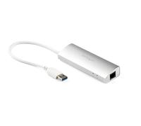 Startech.com hub usb 3.0 portable à 3 ports avec gigabit ethernet - co