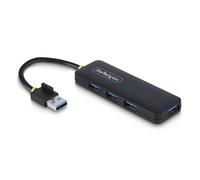 StarTech.com Hub USB-A 4 Ports, 5Gbps, Alimenté par Bus, Mini Hub USB de Voyage, Splitter USB 3.0 Multiport, Hub USB Portable, Protection Contre les Surintensités (OCP)